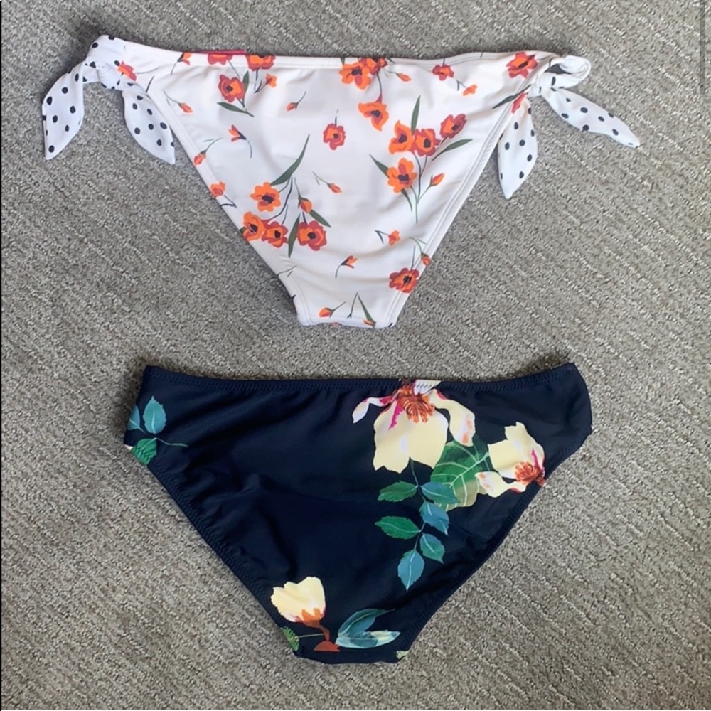 NWT S Adorbs floral bikini bottom +gift EC bottom! - Picture 2 of 8